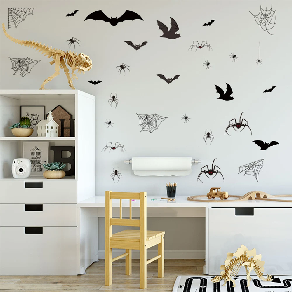 

Wall Stickers Art Decal Decor for Halloween Party Haunted House Bedroom Living Room Decoration