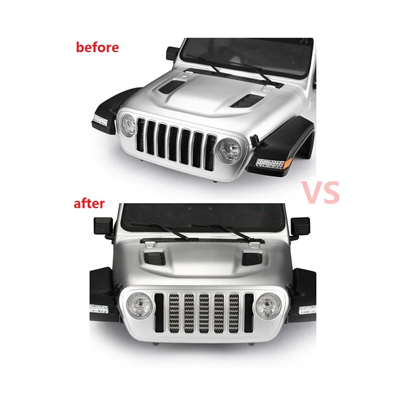 Металлический резервуар для воды SCX10 III с симуляцией середины сети лист