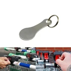 123 шт., металлический черный брелок для ключей