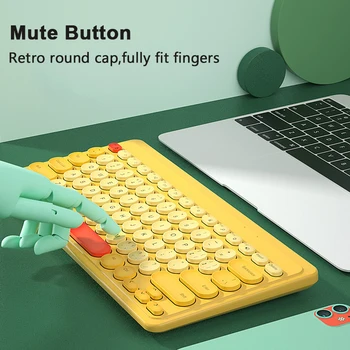 2.4G Wireless Keyboard Mouse Set USB 79 Keycaps Mute Mini Wireless Gaming Keyboard Mouse Combo For Kit PC Gamer Computer Laptop 2