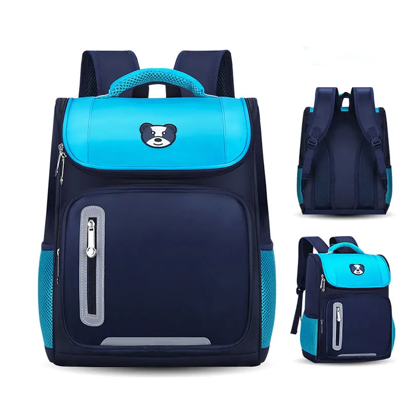 

New Boys And Girls Schoolbag Children's Schoolbag Student Backpack Large Capacity Lightweight Waterproof Reflective Schoolbag