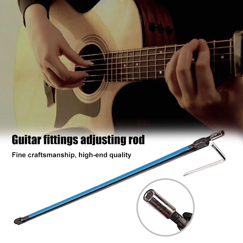 Metal Guitar Truss Rod Adjustable Low-Profile For Electric Accessories | Спорт и развлечения