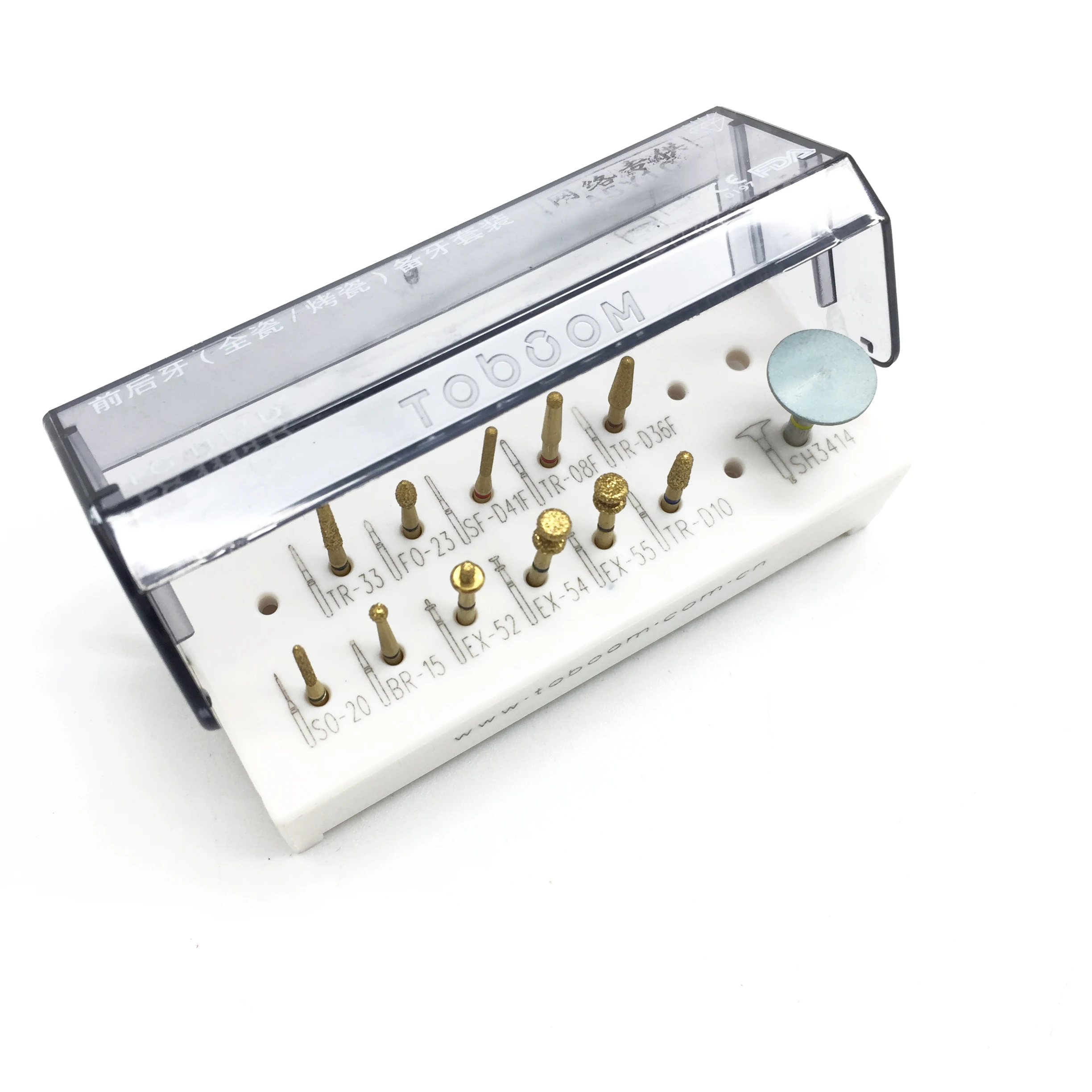 Стоматологические алмазные боры зубов набор для подготовки к полировке