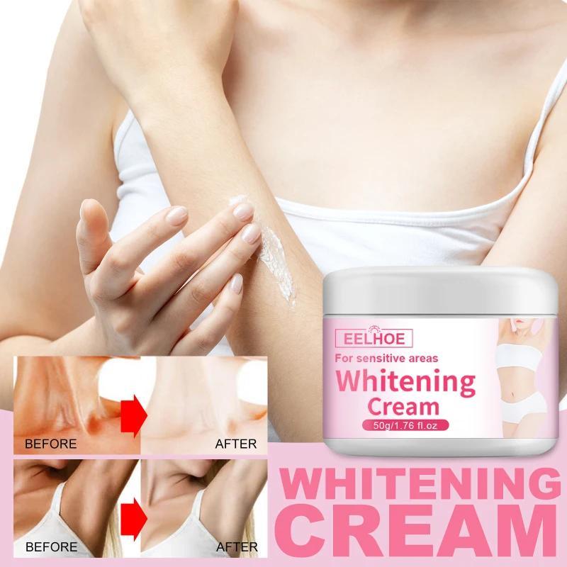 

Bleaching Face Body Lightening Cream Underarm Whitening Private Armpit Body Cream Legs Whitening Parts Cream Knees