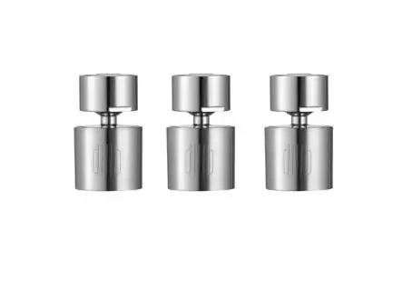 Xiaomi mijia DABAI кухонный аэратор водный диффузор Bubbler цинковый сплав водосберегающая головка фильтра кран с форсункой разъем - Цвет: 3pcs