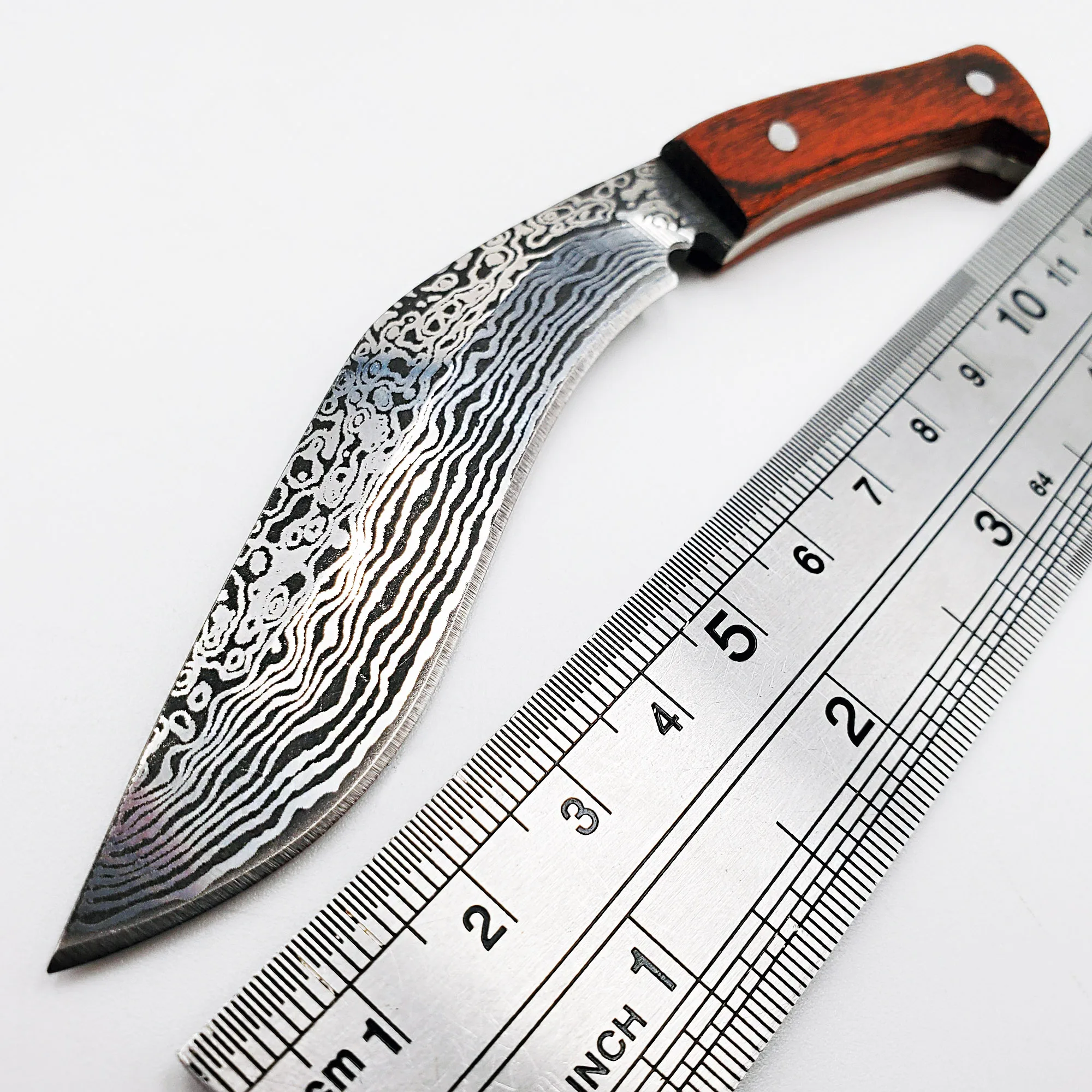 Nepalese карманный нож с ножками для собак 440C Лезвие деревянной ручкой кемпинга