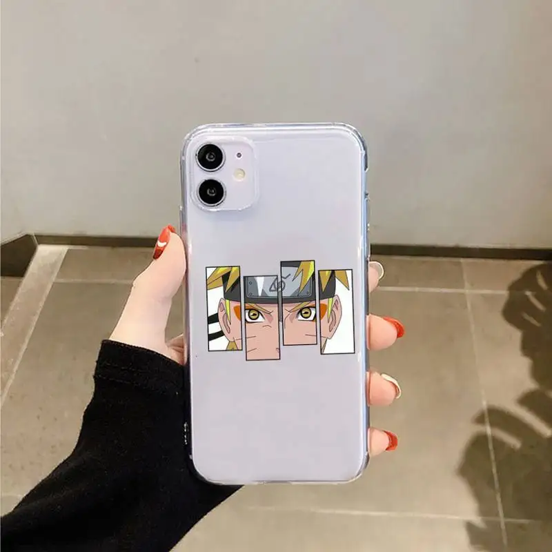 

Naruto uzumaki Itachi Uchiha Phone Case Transparent soft For iphone 5 5s 5c se 6 6s 7 8 11 12 plus mini x xs xr pro max