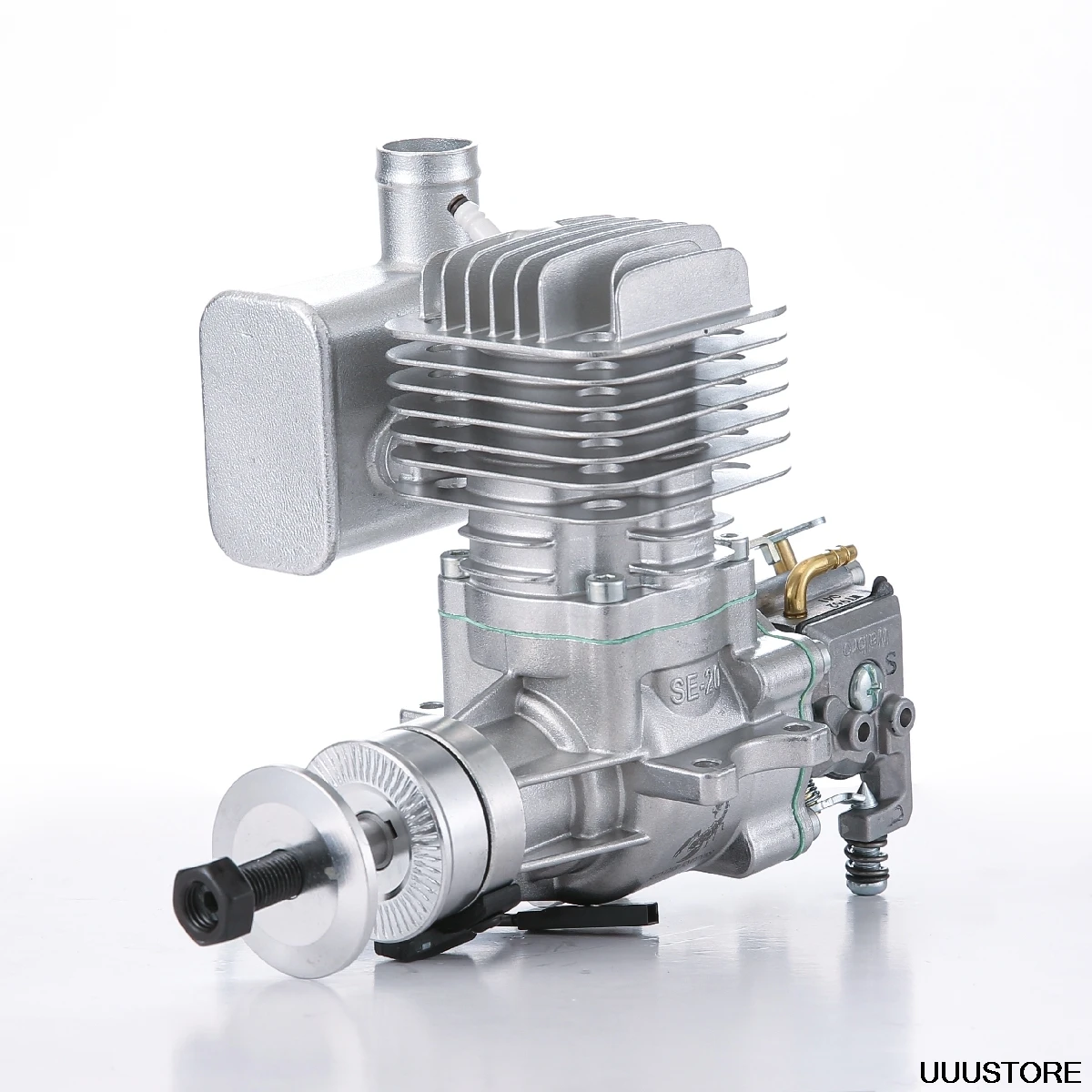 

RCGF Stinger 20CC Gasoline Engine 2 Cycle Piston Value Type SE 6-14V 1500-105000rpm Support 14/15/16/17 inch Prop for Airplane