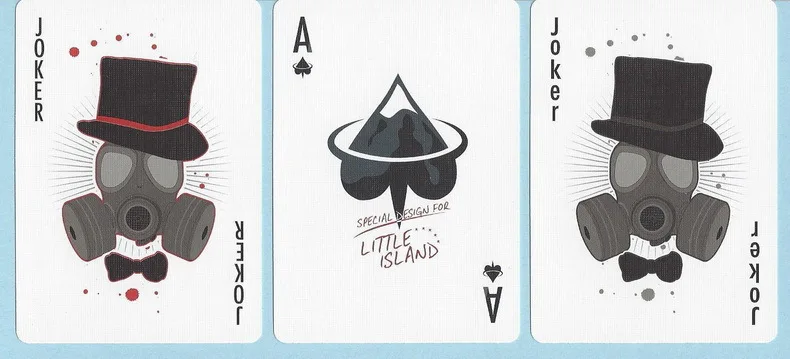 Игральные карты Little Island 88*63 мм бумажные Волшебные покерные для профессионального