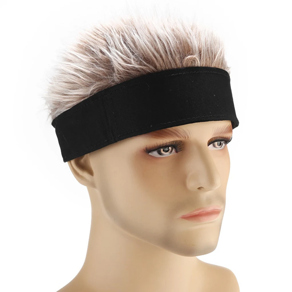 

Фальшивая шапка унисекс, мужская, женская, мужская шапка с коротким париком, эластичная Шапка-бини, шапка для праздника, вечеринки, подарок н...