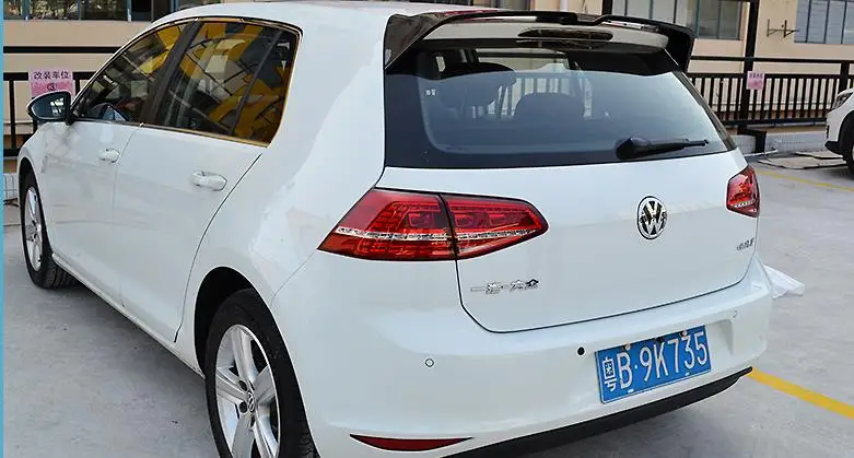 OETTINGER Стиль Настоящее карбоновое волокно автомобиля спойлер крыла для Volkswagen GOLF 7 MK7 нормальная версия/GTI/R/Rline