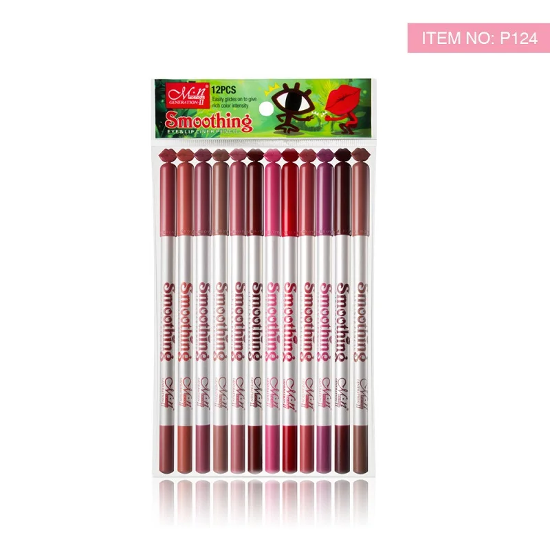 

MENOW 12 Colors/Set Lip Liner Sexy Lips Pencil Matte Soft Lipstick Pencil Matt Nude Lipsliner Pen Beauty Makeup Tool Cosmetics