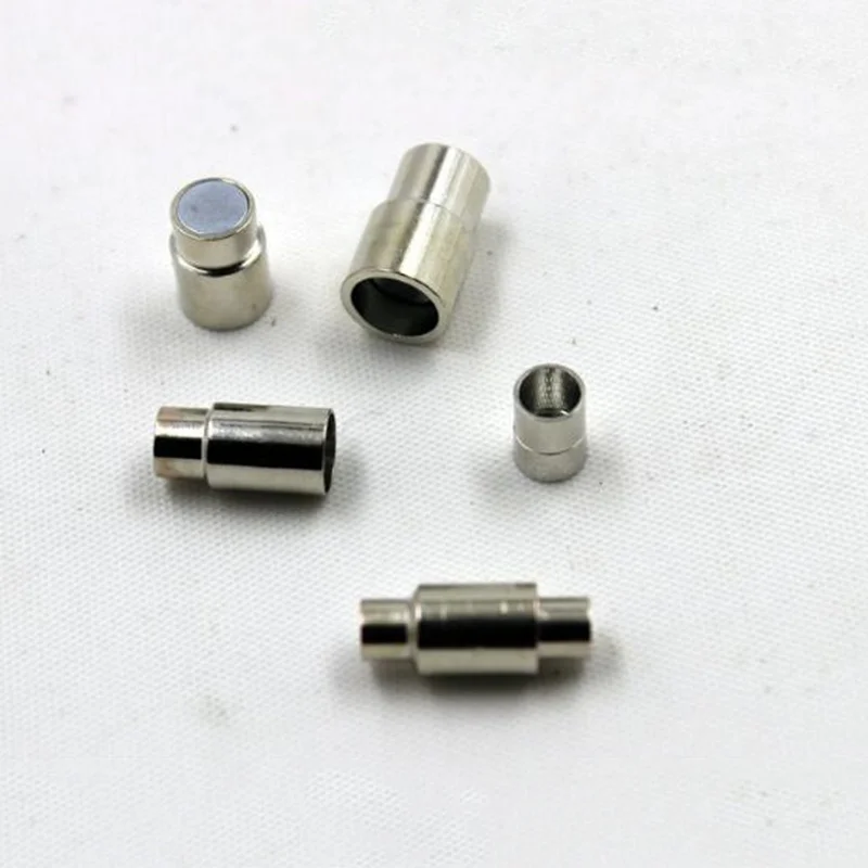 

5pcs/lot stainless steel Clasps Fit 2/3/4/5/6mm Leather Cord Bracelet Connectors For DIY Bracelet Necklace Jewelry Making
