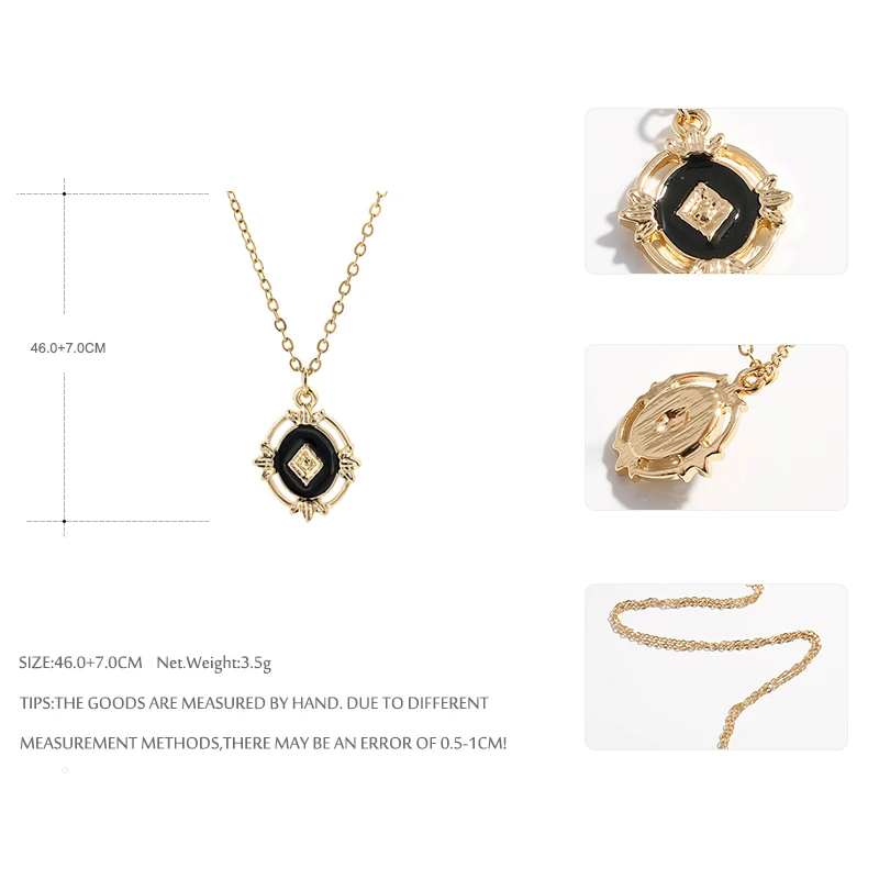 YMYW модное винтажное Очаровательное ожерелье из цинкового сплава в стиле барокко