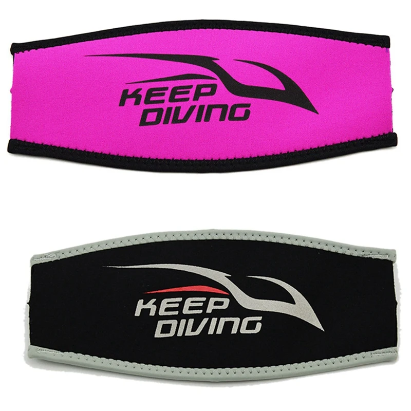 

KEEP DIVING 2PCS Soft Scuba Diving Mask Strap Cover Swimming Surfing Dive Snorkeling Hair Strap Cover Wrapper Replacement, A & E