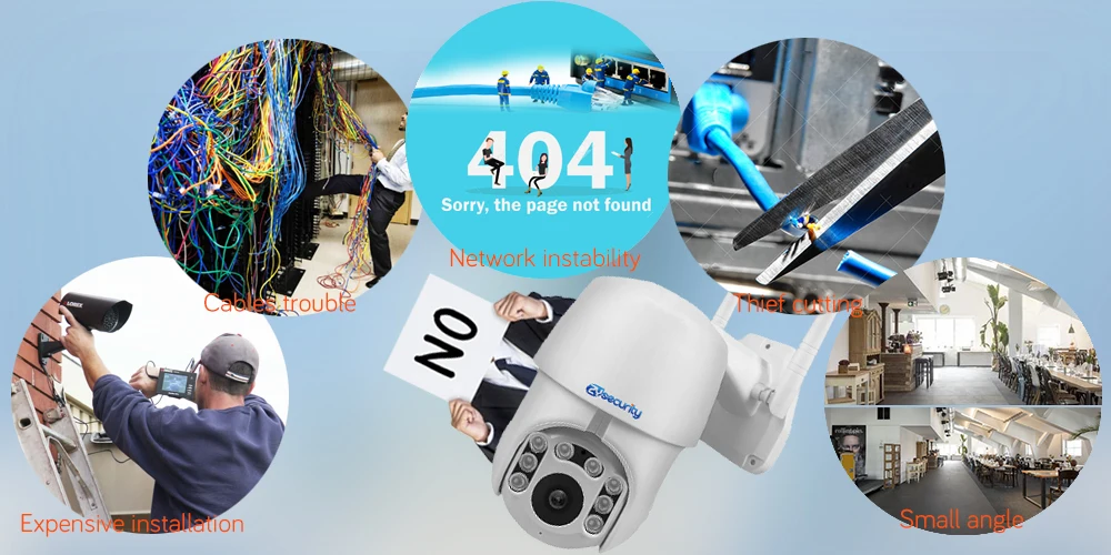 Уличная PTZ IP камера Wifi скоростная купольная 1080P беспроводная камера безопасности Pan Tilt 4X цифровой зум Onvif Видеонаблюдение CCTV