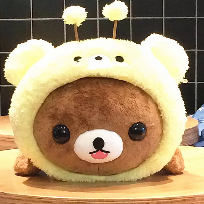 42 см Rilakkuma kawaii cos маленькая Пчелка плюшевые игрушки мягкие кукла мягкая подушка