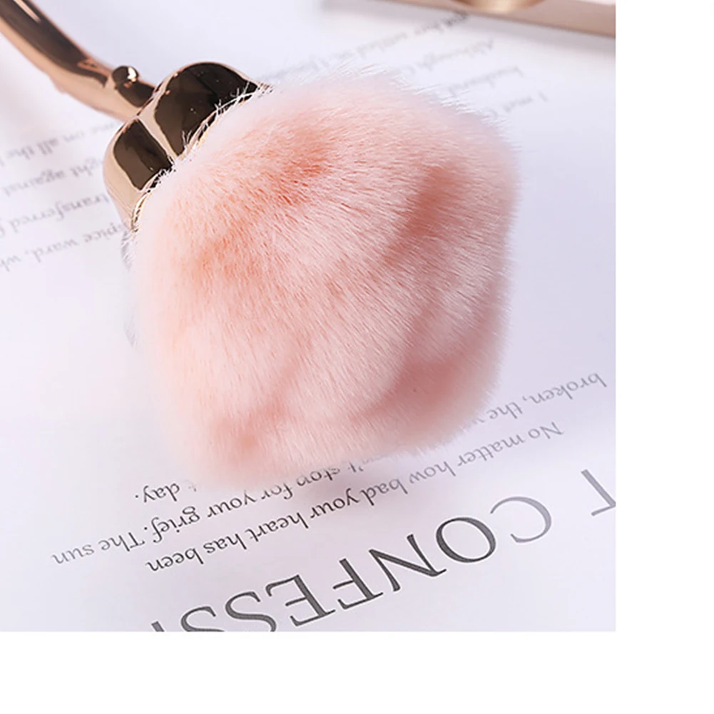 

Чистящая прочная пудра, практичные аксессуары, косметические кисти для ногтей, модные для маникюра, в форме розы, макияж, инструмент для уда...