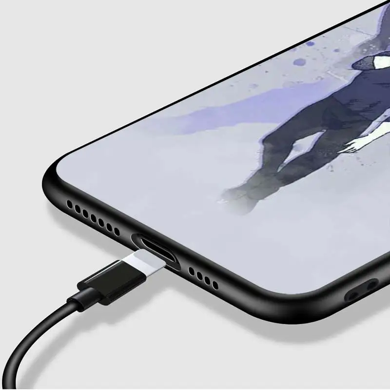 

Yuri On Ice Victor For Apple iPhone 12 Pro Max Mini 11 Pro XS Max X XR 6S 6 7 8 Plus 5S Soft Black Phone Case