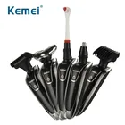 Многофункциональная Мужская перезаряжаемая бритва Komei 4 в 1, плавающая головка резака 4d, Мужская головка, набор для стрижки бороды