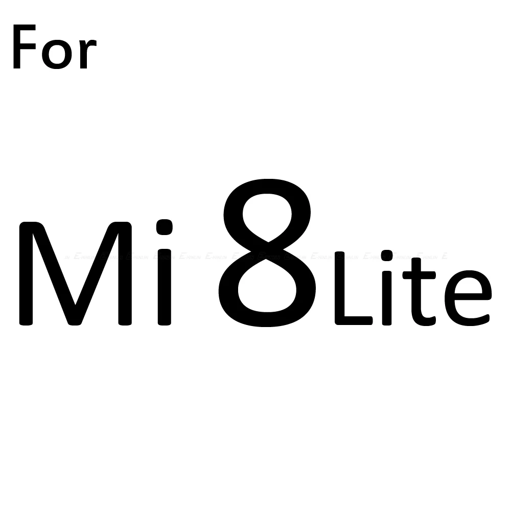 For XiaoMi Mi 8 Lite Задняя крышка экрана для Xiaomi Mi Note 10 9T 9 8 SE Pro 5 PocoPhone F1 A3 A2 Lite Play защитная пленка из углеродного волокна не стекло - Цвет: For XiaoMi Mi 8 Lite