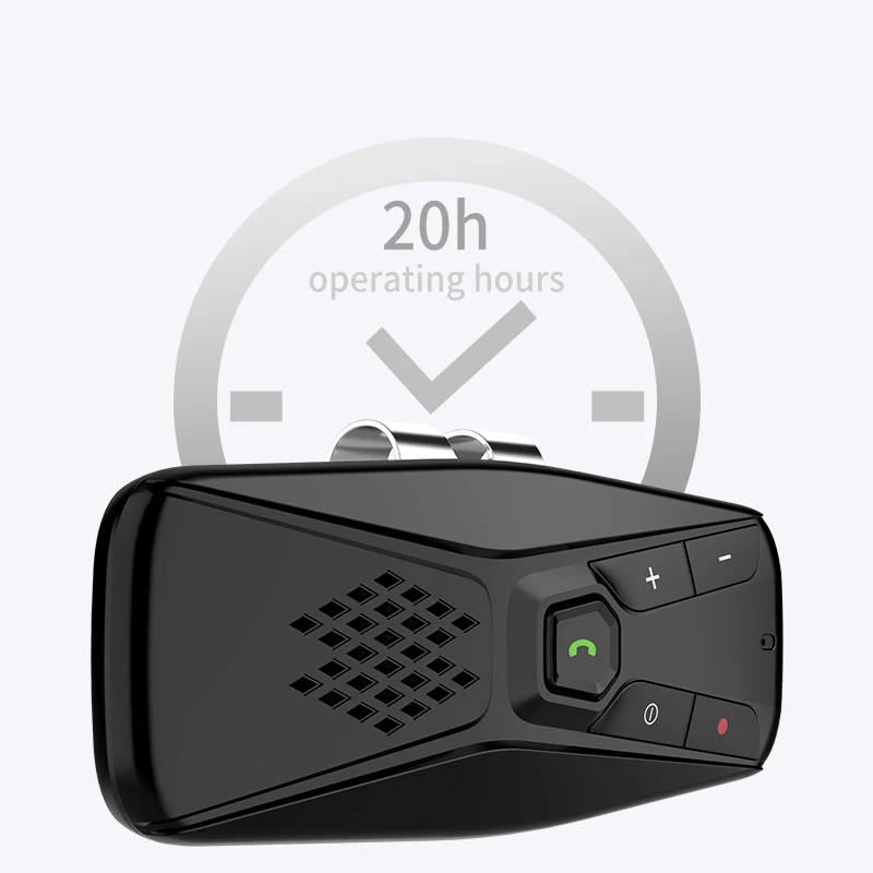 7 языков Автомобильный солнцезащитный козырек Bluetooth 5 0 приемник музыкальный