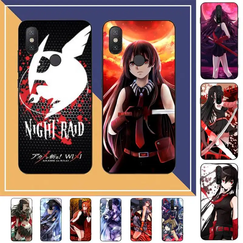 

FHNBLJ Akame ga KILL Phone Case for Redmi Note 8 7 9 4 6 pro max T X 5A 3 10 lite pro