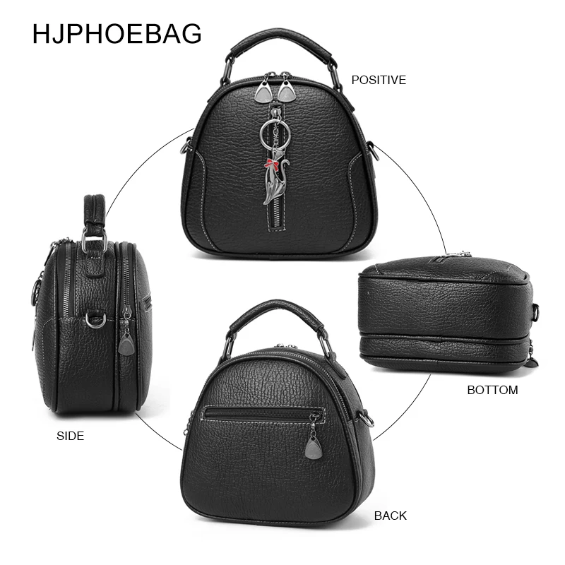 Модная однотонная женская сумка-ракушка HJPHOEBAG сумка-мессенджер винтажная