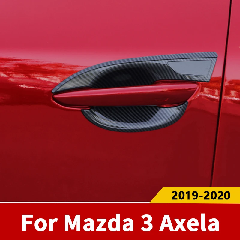 Защитная Наклейка на дверную ручку автомобиля из АБС пластика для Mazda 3 Axela 2019