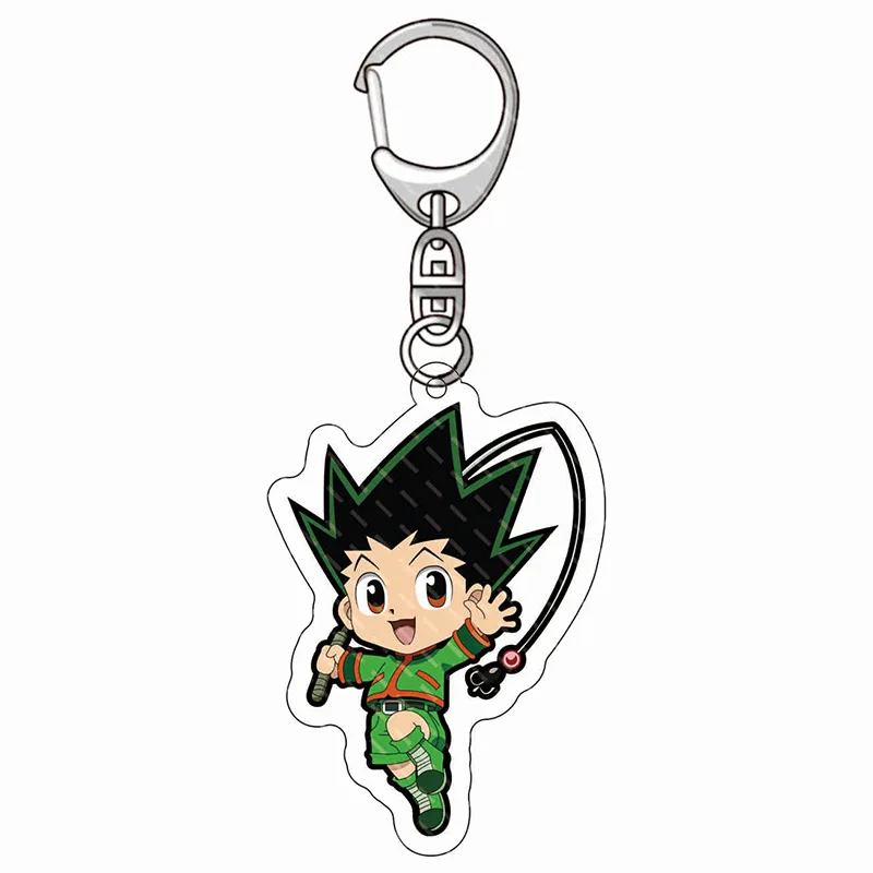 1 шт. милый аниме HUNTER X брелок для ключей фигурка Killua Zoldyck Kurapika Gon Freecss Косплей