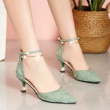 Zapatos de tacón alto de 7cm para mujer, calzado bonito y dulce de plata brillante, de boda, cómodos, dorados (2)