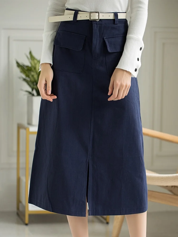 Colorfaith New 2019 Autumn Winter Women Skirt Midi A-Line With Belt Elegant Preppy Style Office Lady Fashionable Skirts SK1122 | Женская