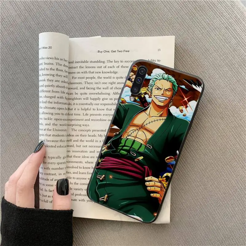 

One Piece anime Roronoa Zoro Phone Case For Samsung galaxy S 9 10 20 A 10 21 30 31 40 50 51 71 s note 20 j 4 2018 plus