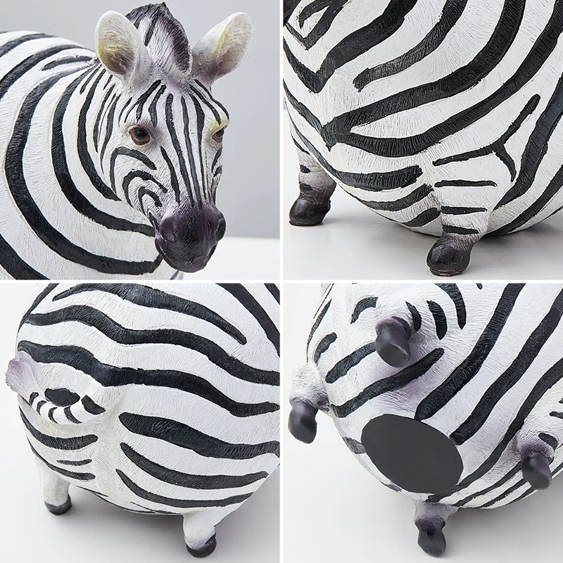 

zebra Statue Animal Figurine Creativity Style nordic home accessories home decor home house figurines Office Decoration Gift