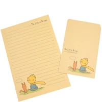 little prince hand draing letter paper and envelopes cute greeting letter paper craft paper