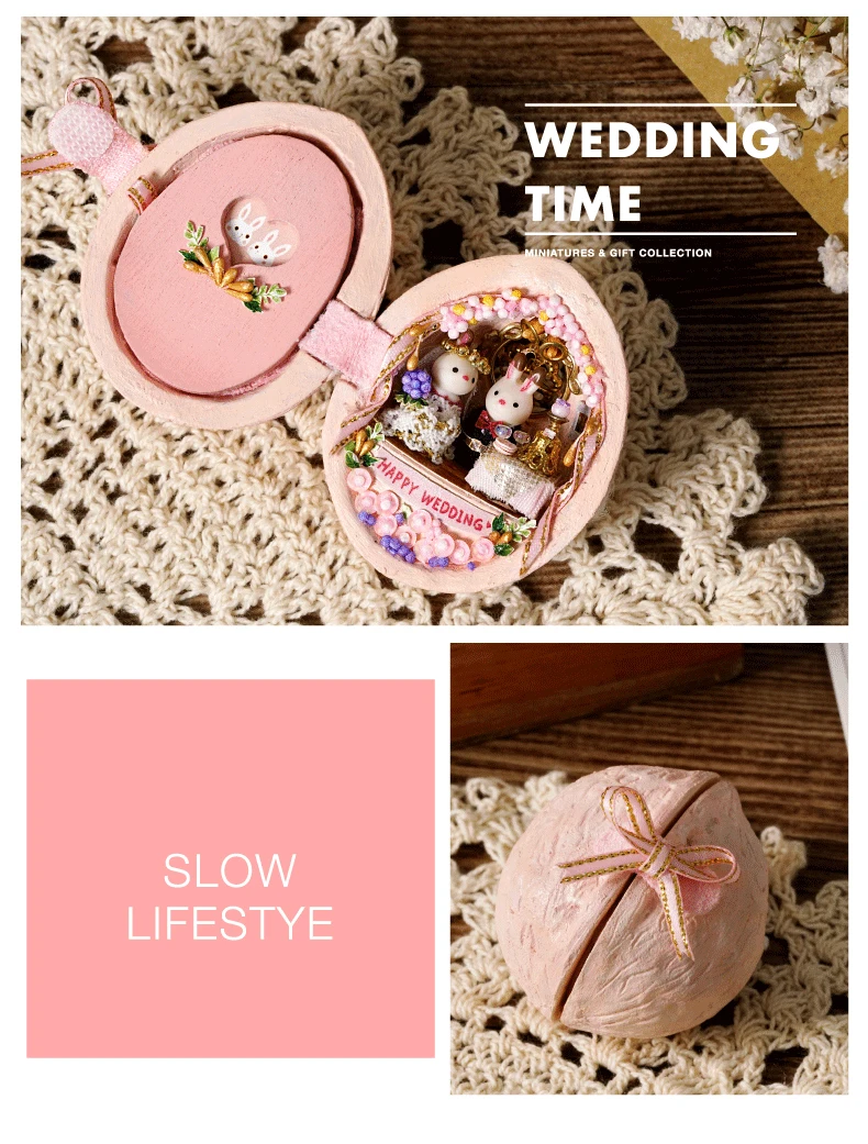 CUTEBEE mucineca для дома miniatura DIY Mujer с muebles de casa de madera de juguetes para los nivienos de vacaciones Z009