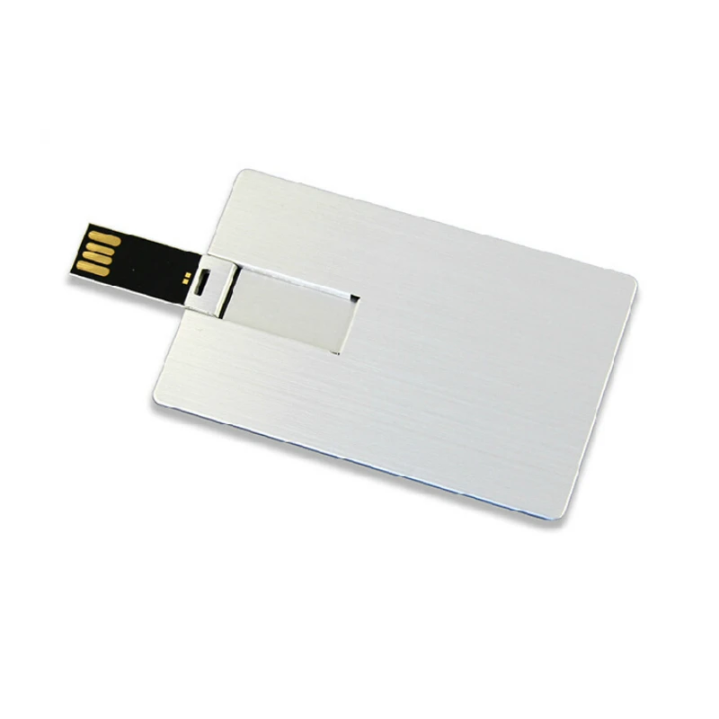 Usb флешка для визиток с логотипом на заказ металлическая Водонепроницаемая