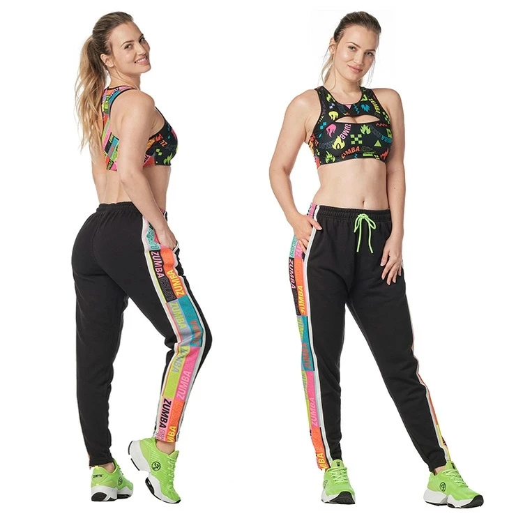 Облегающие Женские брюки ZUMBA ZW спортивные Zumba танцевальная одежда приятные на