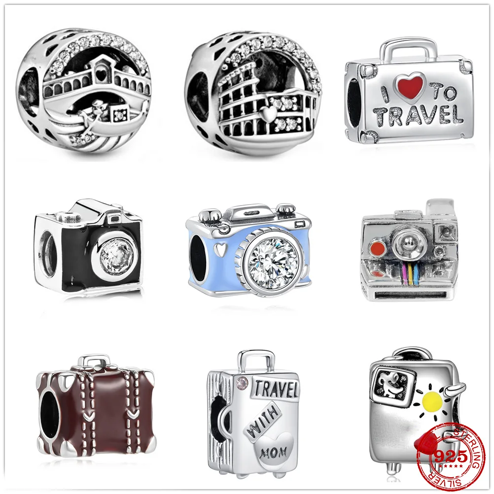 Женский браслет Пандора из серебра 925 пробы с бусинами для камеры | Украшения и