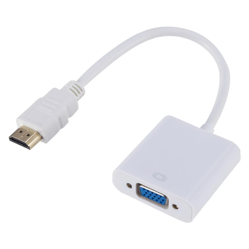 

HD 1080P HDMI-Compatible Naar Vga Kabel Converter HDMI-Compatible Male Naar Vga Famale Converter Adapter Digitale