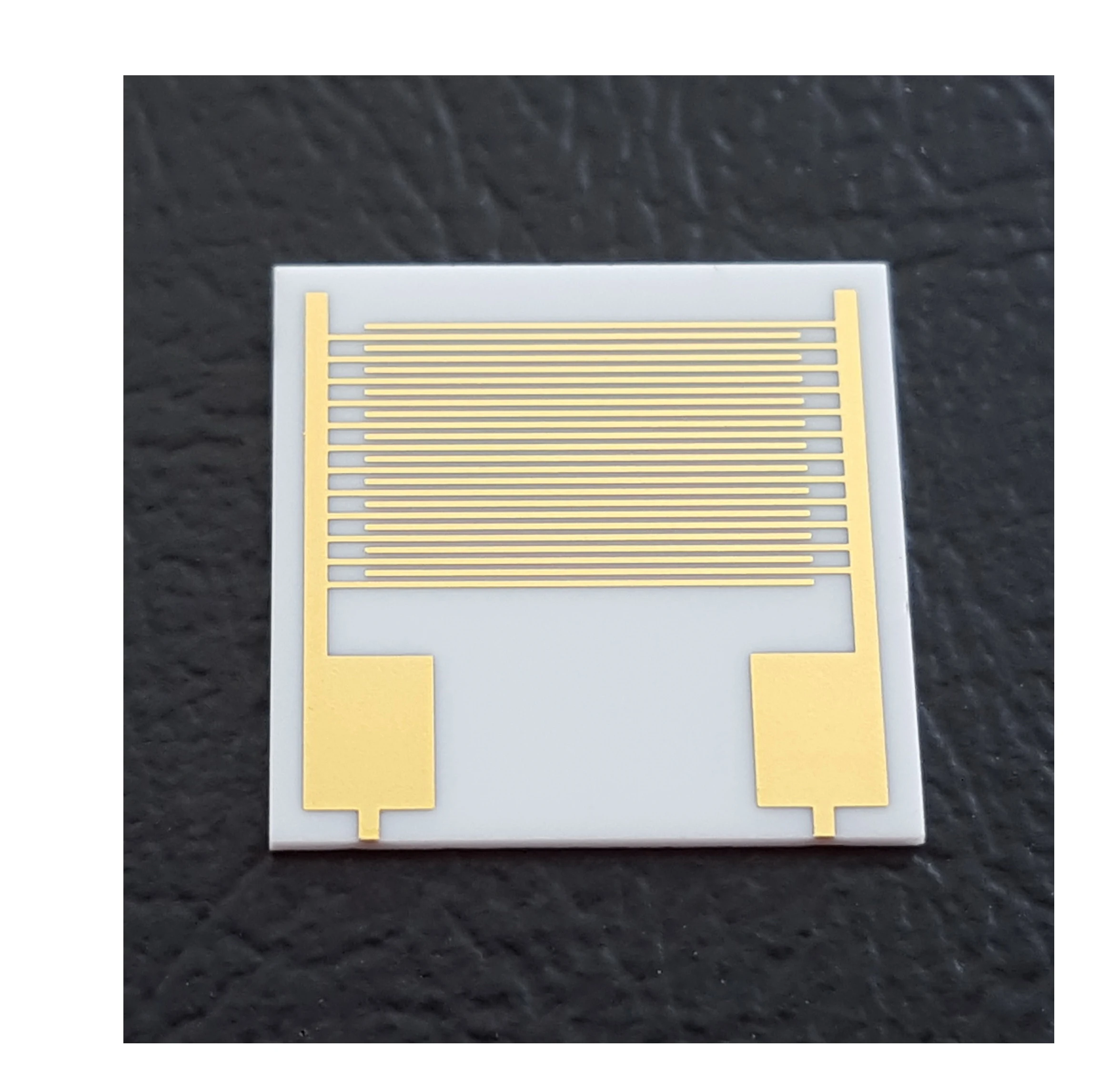 100um interdigital gold electrode thin film circuit IDE capacitor array gas humidity biosensor chip | Air Conditioner Parts
