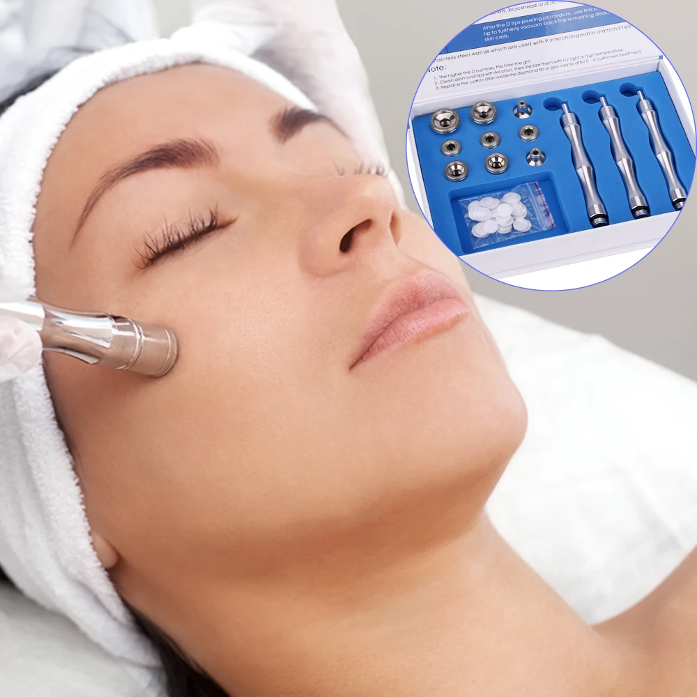 Diamond Microdermabrasion Dermabrasion Machine Water Spray Exfoliation Vacuum Suction Facial Pore Peeling Skin Rejuvenation | Красота и