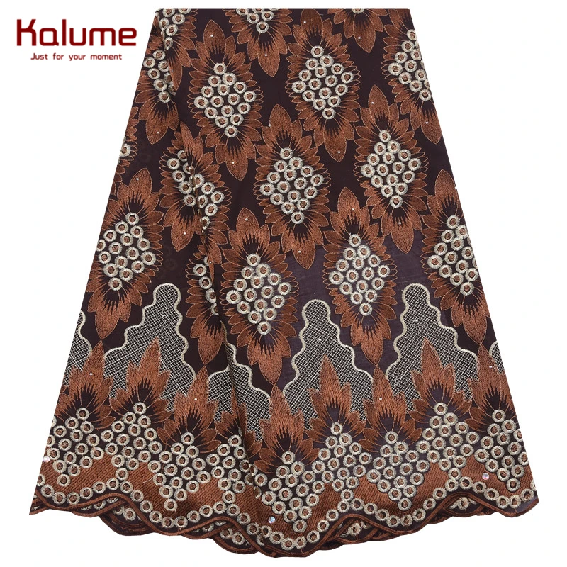 Kalume Новое поступление африканская кружевная ткань новейшая нигерийская
