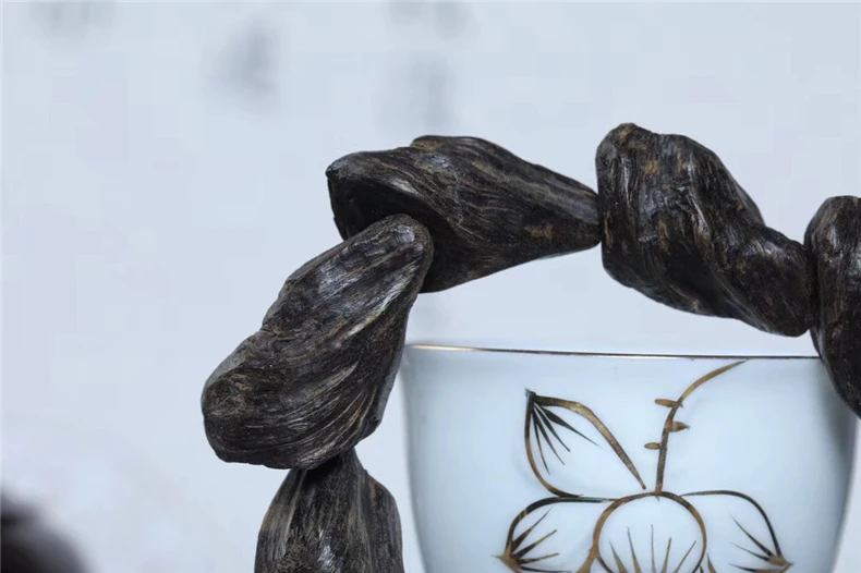 Высококачественные браслеты DaraDry Agarwood удобные Браслеты деревянные черное масло