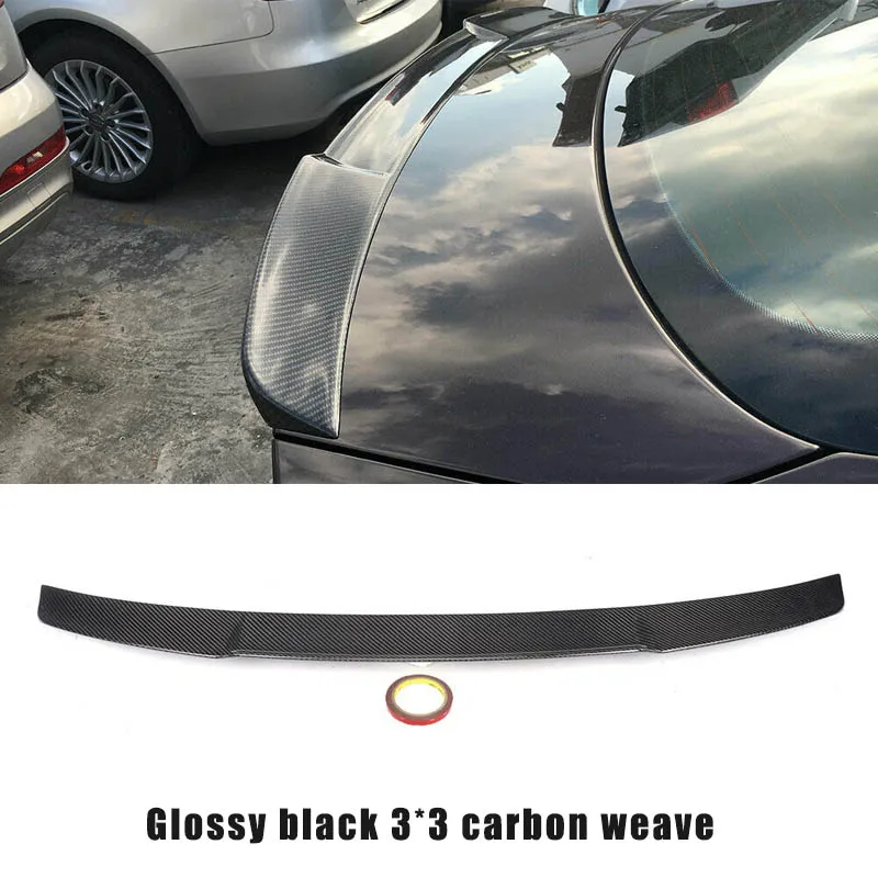 Углеродное волокно авто гоночный задний багажник спойлер крыло для губ