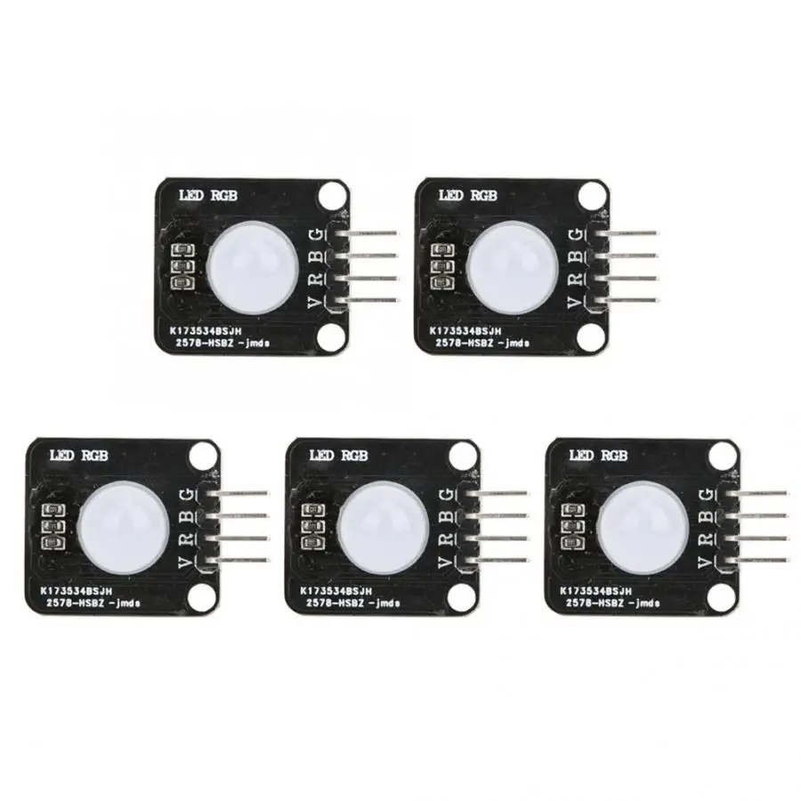 5 шт. RGB светодиодный модуль в 3 основных цвета светильник ШИМ-управляемый