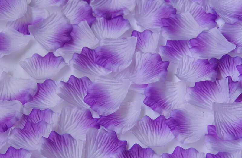 200 шт./пакет шелк цветочных лепестков для украшения свадеб и вечерние праздничный