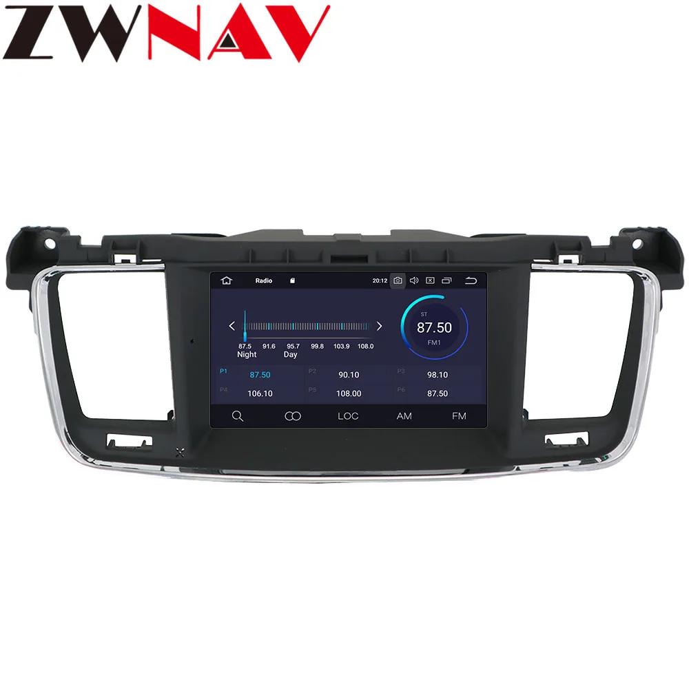 Автомобильный DVD-проигрыватель Android 10 IPS для PEUGEOT 508 2011-2015 радио Ибица GPS-навигация с