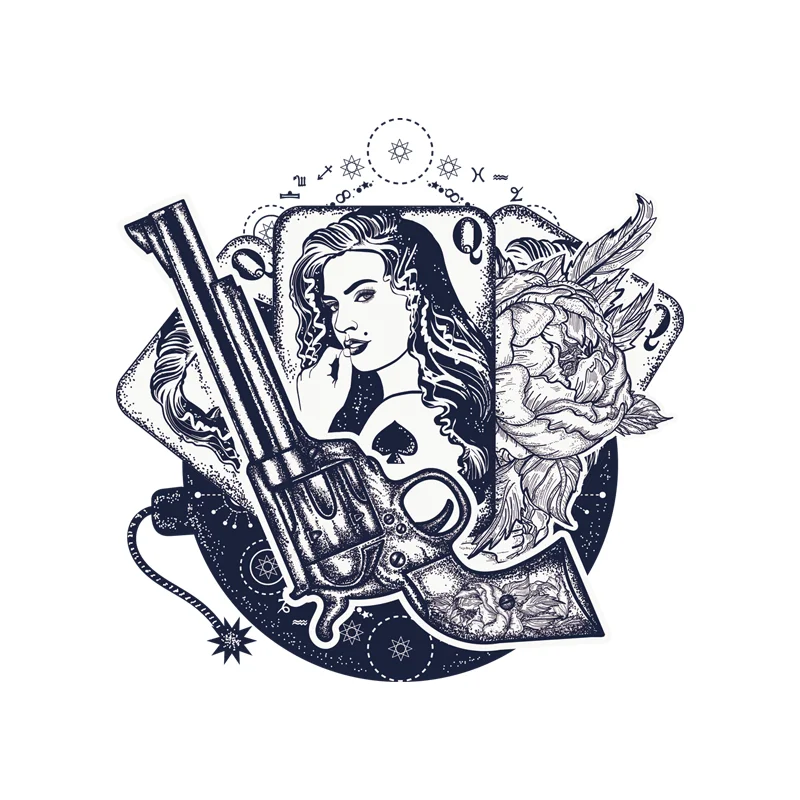 1PCS Lovely Cartoon Punk Style Icon Thermal Transfer Sticker Iron On Patch Tattoo Girls Animal Heat Sensitive Applique Printing | Дом и сад