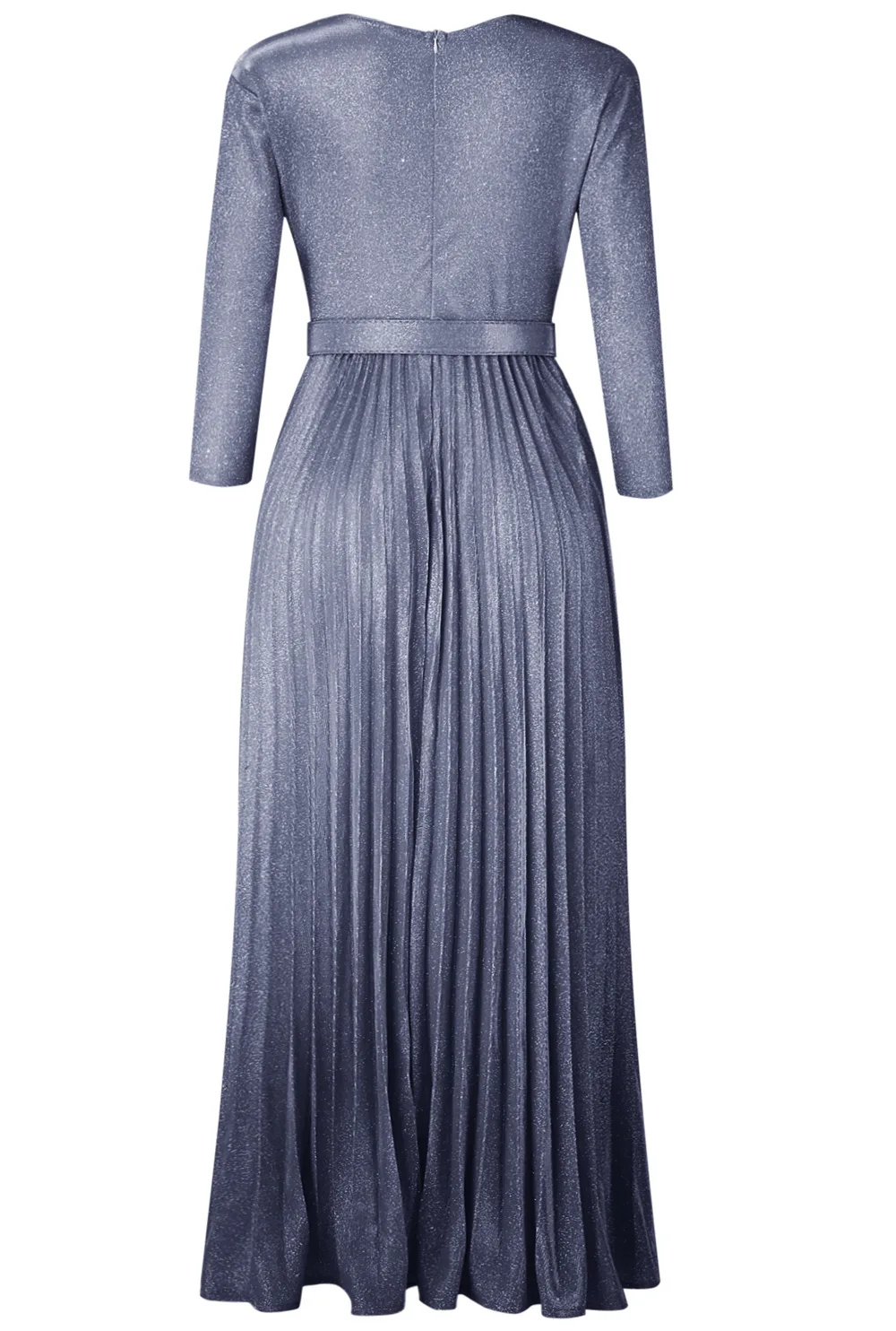 Robe De Soiree, расшитое блестками вечернее платье, цветное тиснение, плиссированное, длинный рукав, размера плюс, вечернее платье с поясом, Vestido Elegante